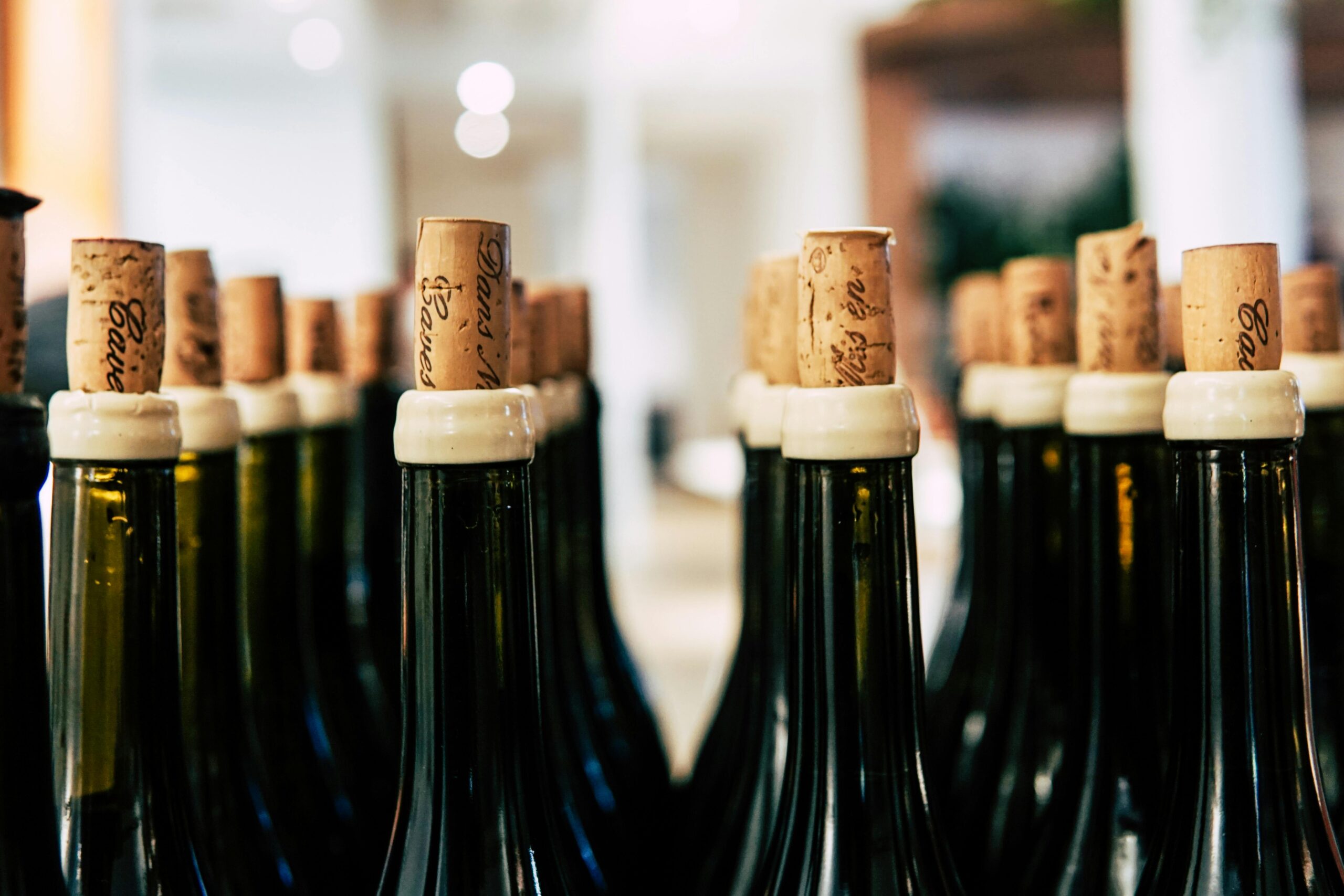 Bouteilles de vin